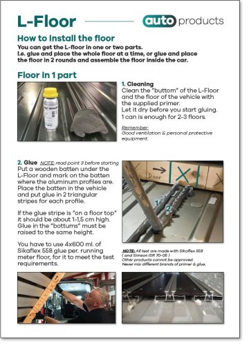 L-Floor Manual L-Floor Manual