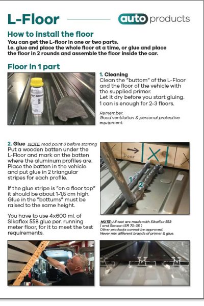 L-Floor Manual L-Floor Manual